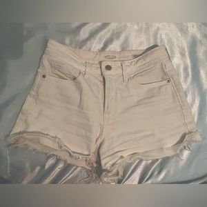 Old Navy white denim shorts